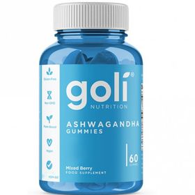 Goli Nutrition, Ashwagandha mit Vitamin D2,vegane Gummies,  Beerengeschmack