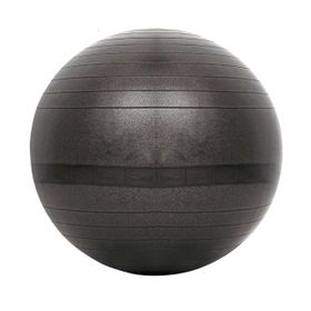 Sport-Knight® Gymnastikball mit Fußpumpe Schwarz 55cm