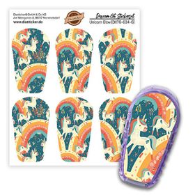 Diasticker® Dexcom G6 Stickerset "Unicorn Glow"