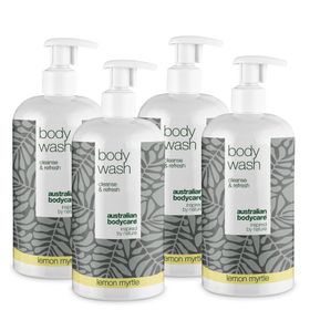 Australian Bodycare Set mit 4x Lemon-Myrte-Duschgel