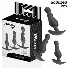 Addicted Toys - Kurviger Analplug aus Silikon Set