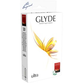 Glyde Ultra *Natural* natürliche vegane Kondome, zertifiziert mit der Vegan-Blume
