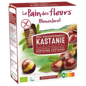Blumenbrot Kastanien Schnitten BIO glutenfrei