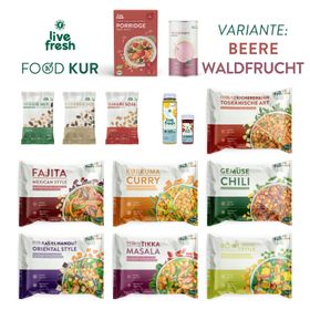 LiveFresh Vegane Foodkur 14 Tage - Beere/Waldfrucht (inkl. 3,5o€ Pfand)