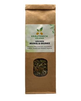 Kräutereck Kräutertee Hund – Muskeln & Gelenke | mit Brennnessel, Goldrute & mehr