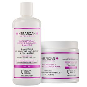 Kerargan - Duo Volumen Shampoo & Maske mit Biotin & Kollagen
