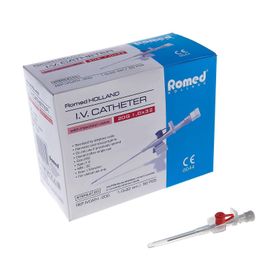 Romed I.V. Katheter Venenverweilkanülen 50 Stück 24 G gelb