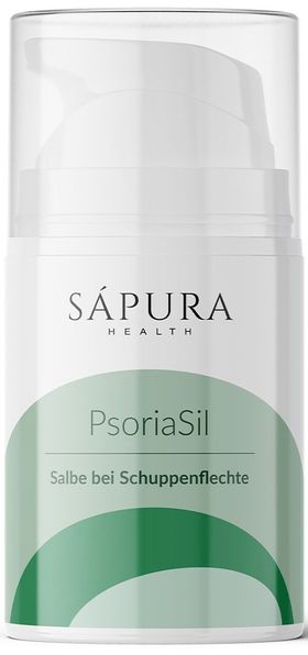 Mikrobiotische Schuppenflechte Creme | Psoriasis Salbe mit CBD und Postbiotika | PsoriaSil | SAPURA®