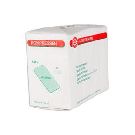 NOBA Mullkompressen unsteril 12- lagig 10 x 20 cm