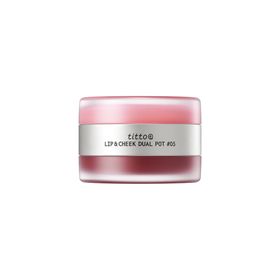 TITTO Lip & Cheek Dual Pot #05 City Pink / Purple Never Die