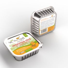 Insekten Pate mit Kürbis-topping I love my cat