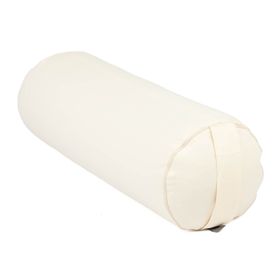 bodhi Yoga Mini-Bolster (rund), Nackenrolle, ECO, Buchweizenschalen Natur