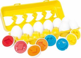 Spielmaus Baby SMB Farb-und Steckset Eier, 12-teilig (40828648)