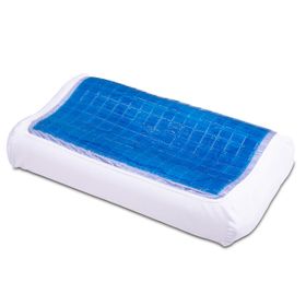 ELONEO Kissenbezug 60x35cm integriertes Gel-Pad zum Kühlen