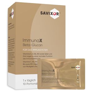 Savixor ImmunaX Beta-Glucan Vitamin-Komplex Pulver, Sachet