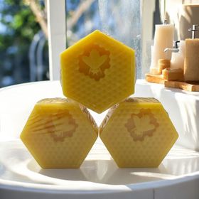 Haslinger hochwertige Pflanzenölseife Honig in Wabenform 3 Stück