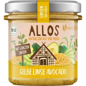 Allos Linsen‑Aufstrich Gelbe Linse Avocado
