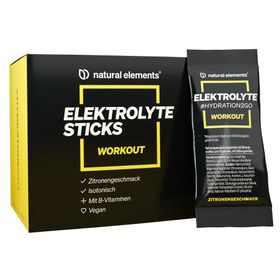 natural elements Elektrolyte Sticks Workout - Zitrone