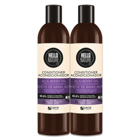 Hello Nature Haarspülung mit Acai Beere für Haarpflege Regeneration