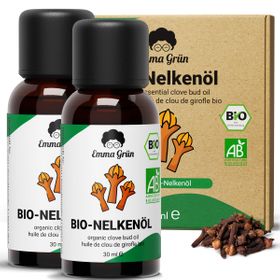 Emma Grün® ätherisches Bio Nelkenöl naturrein & hochdossiert