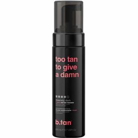 B.tan Too Tan To Give A Damn Selbstbräunungsmousse – Intensiver Tan