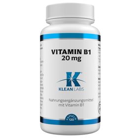 Klean Labs Vitamin B1 20 mg