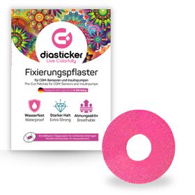 Diasticker® FreeStyle Libre 3 / 3 Plus Fixierpflaster "Pink"