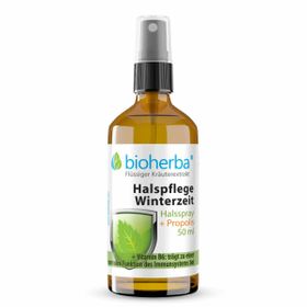 Bioherba Halspflege Winterzeit Halsspray mit Propolis