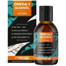 Profuel - Omega-3 Algenöl 100 ml - 3665 mg Algenöl, davon 1203 mg DHA & 667 mg EPA