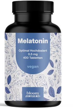 Bloom Naturals Melatonin Tabletten 0,5mg
