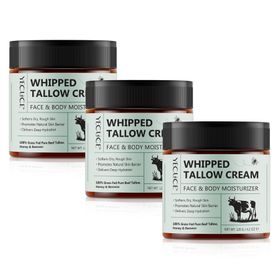 P-Beauty Whipped Beef Tallow Hautpflegecreme mit Rindertalg Honig