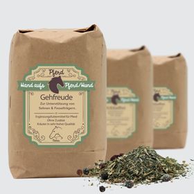 Hand aufs Pferd/Hund Sehnen Kräuter Gehfreude