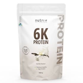 nutri+ 6K Eiweißpulver 1kg - Protein Shake ohne Whey