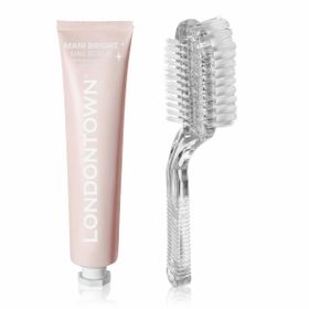 LONDONTOWN Kur Mani Bright Nail Scrub Peeling für die Nägel mit Bürste