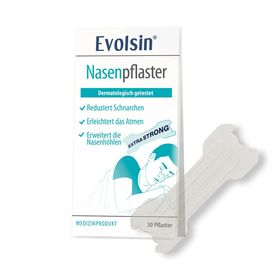 Evolsin® Anti Schnarch Nasenpflaster - Schnarchstopper für besseres Atmen bei Schnarchen, Sport oder Erkältung - WISSENSCHAFTLICH BESTÄTIGT - Effektiv schnarchen verhindern