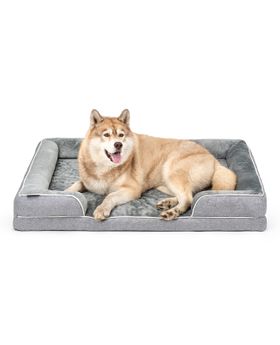 lionto orthopädisches Haustierbett für Hunde & Katzen