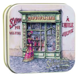 La Savonnerie de Nyons - Metallbox mit Seife "Herbalist"