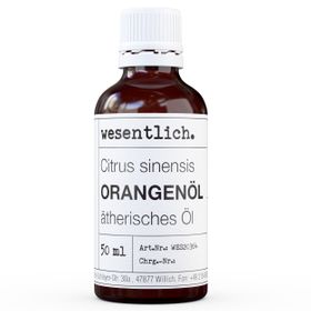 Orangenöl - ätherisches Öl von wesentlich.