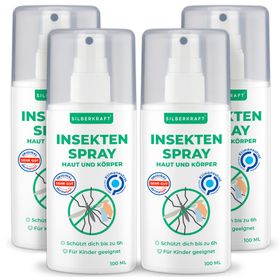 SILBERKRAFT Insektenspray Haut & Körper