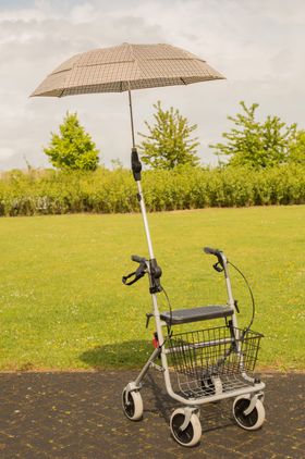 RUSSKA klappbarer Rollator Regenschirm