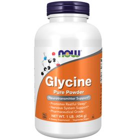 NOW FOODS Glycin reines Pulver