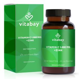 Vitabay Vitamin C 1000 mg + Zink