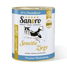 Sanoro - Menü Sensitiv Light Ziege mit Reis* und Karotte*