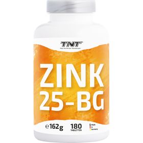 TNT Zink 25-BG Zinkbisglycinat, höchste Bioverfügbarkeit, Brechtablette für bessere Dosierung