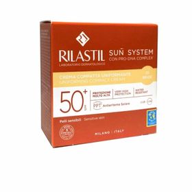 Rilastil Sun System Uniform Compact Creme Spf50 Farbton 01 Beige