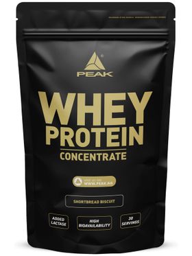 PEAK Whey Protein Concentrat - Geschmack Butter Biscuit (Shortbread)