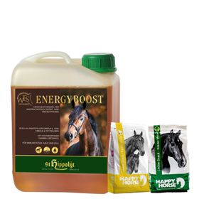 St. Hippolyt WES for Horses - Energy Boost 5 kg & Lobs Belohnungswürfel 2 x 1 kg geschenkt