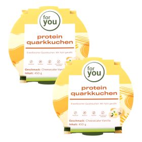 for you Protein Quarkkuchen - Cheesecake-Vanilla Doppelpack