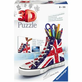 Union Jack 3D Sneaker Puzzle Federmäppchen