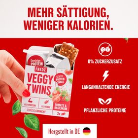 FREDZ VeggyTwins® - Gemüse Proteinsnack